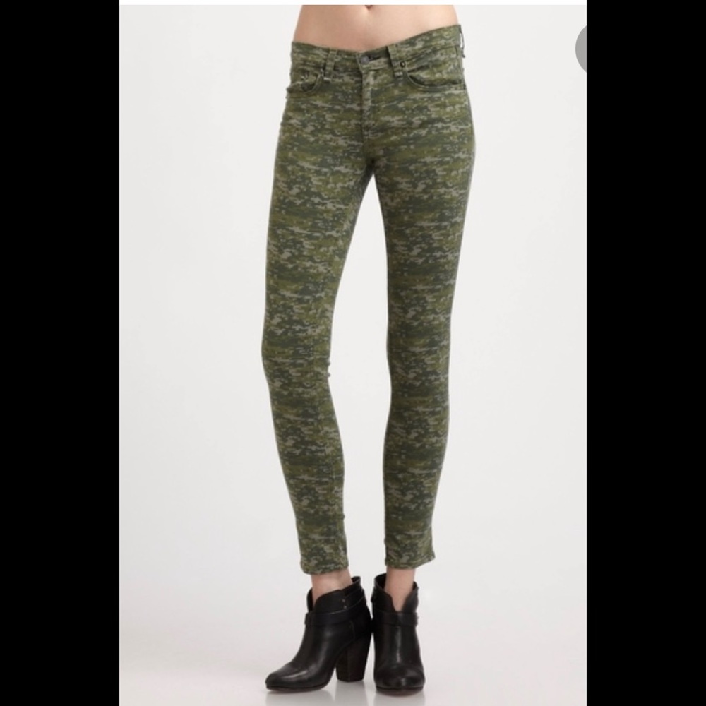 Rag & Bone/JEAN Camo Skinny Jean